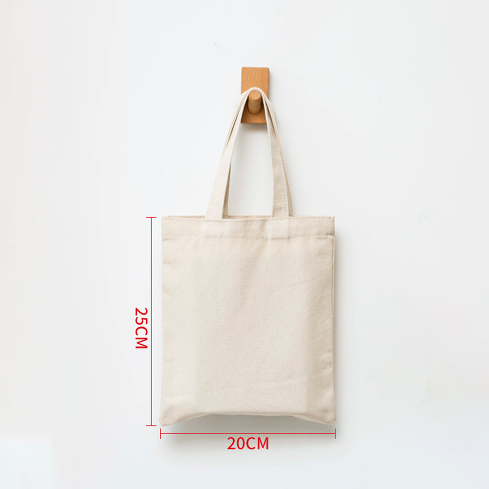 Große Kapazität Segeltuch Schulterhandtasche Falten umweltfreundliche Baumwoll-Tragetaschen Wiederverwendbare DIY-Umhängetasche Einkaufstasche Beige Weiß: Lila