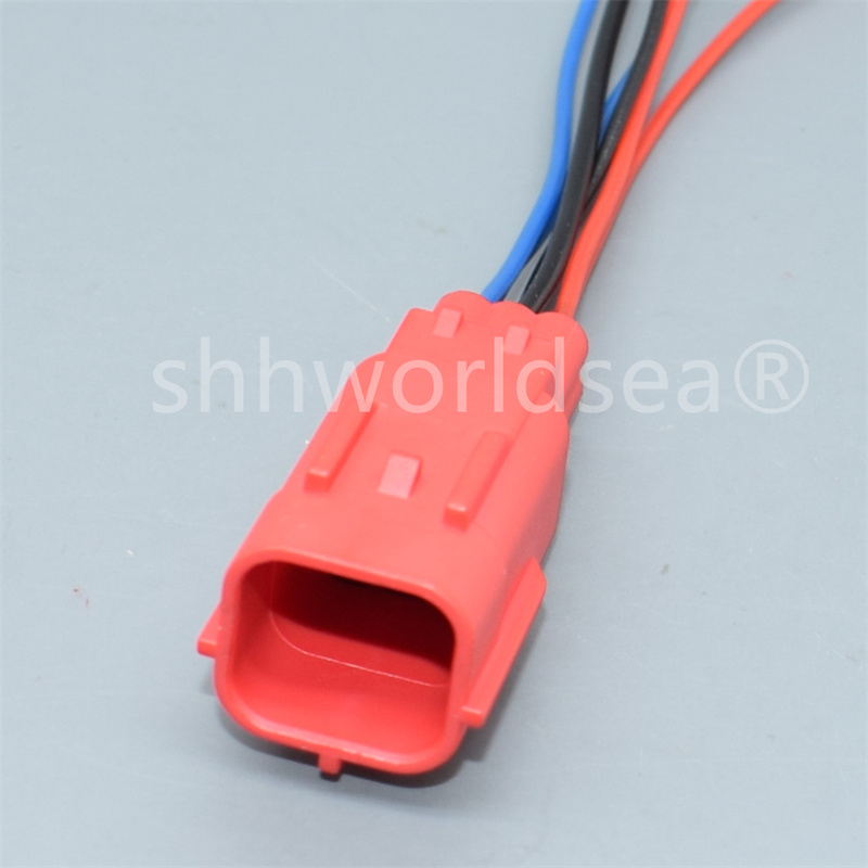 1 Juego de enchufe de diagnóstico OBD de coche rojo de 6 pines macho hembra enchufe Universal automático conector automotriz cubierta de protección de MWTPB-06-1A-R: Naranja