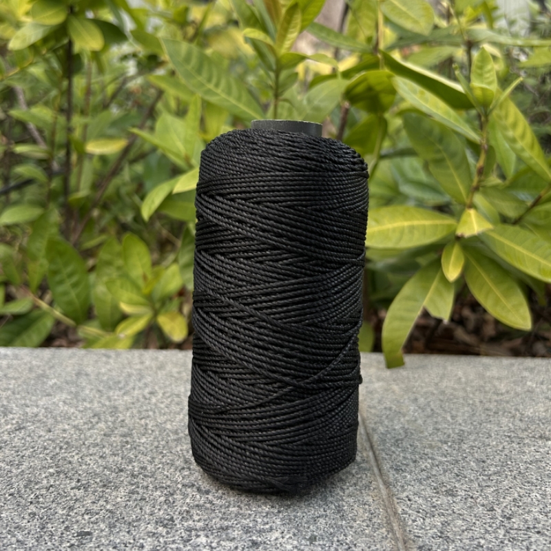 Summer Crochet Yarn DIY Craft Thread Ice Silk Art Yarn Cord 1.5mm200m Polypropylene Yarn for Hat Doll Sewing Bags Crocheting: Dark Grey