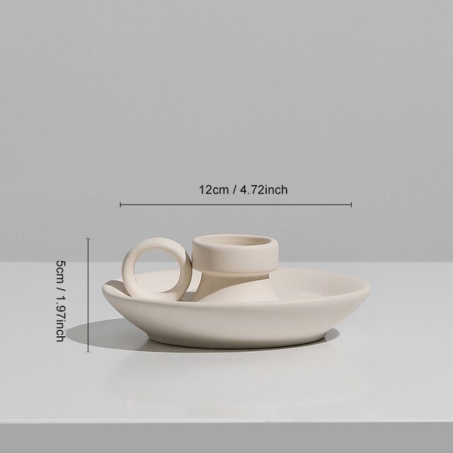 Vase nordique en céramique, décoration de salle, bougeoir, Pot de fleur, décoration de bureau, Art,: G
