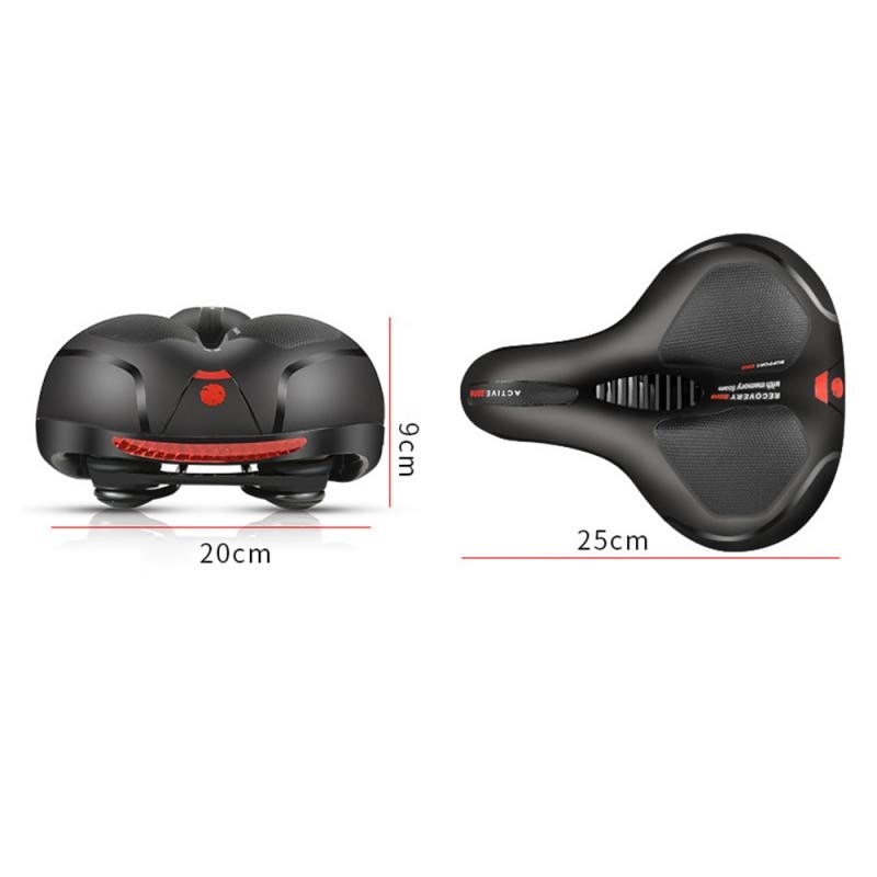 Universal Extra Wide bicycle seat Comfy Cushioned Bicycle Saddle Soft Bike Seat for riding equipment accessories