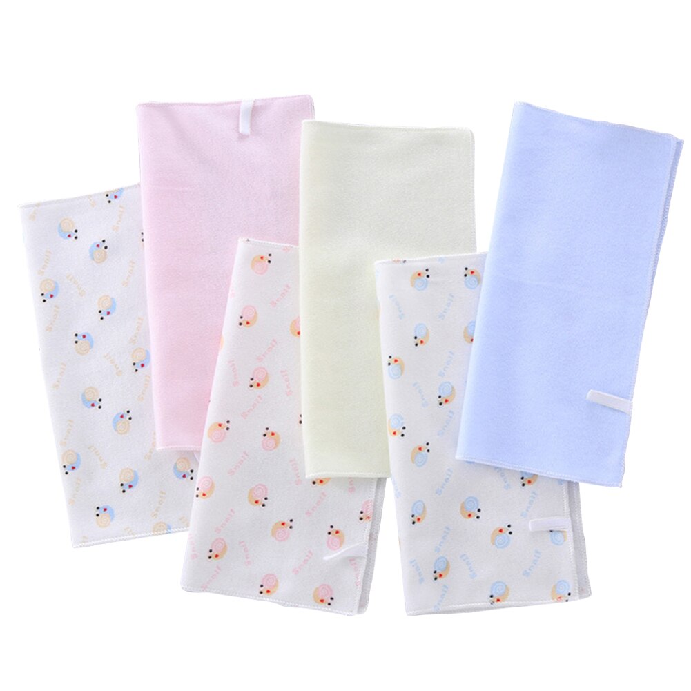 6 Stuks Extra Absorberende Accessoires Soft Cotton Blend Herbruikbare Unisex Gezicht Handdoek Baby Burp Doeken Basten Feeding Draagbare Grote