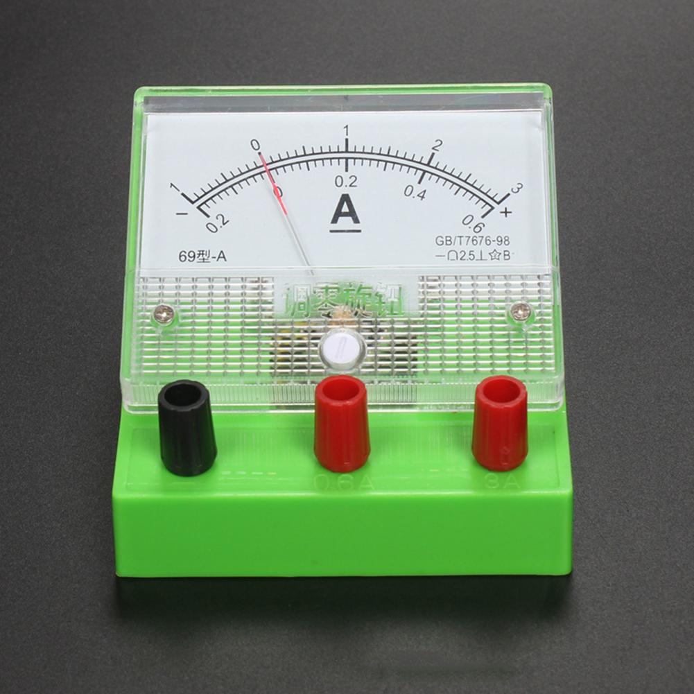 Student fisica Physics Analog DC Voltage Meter Voltmeter Class 2.5 Electricity Teaching Science experiment Tool Equipment физика