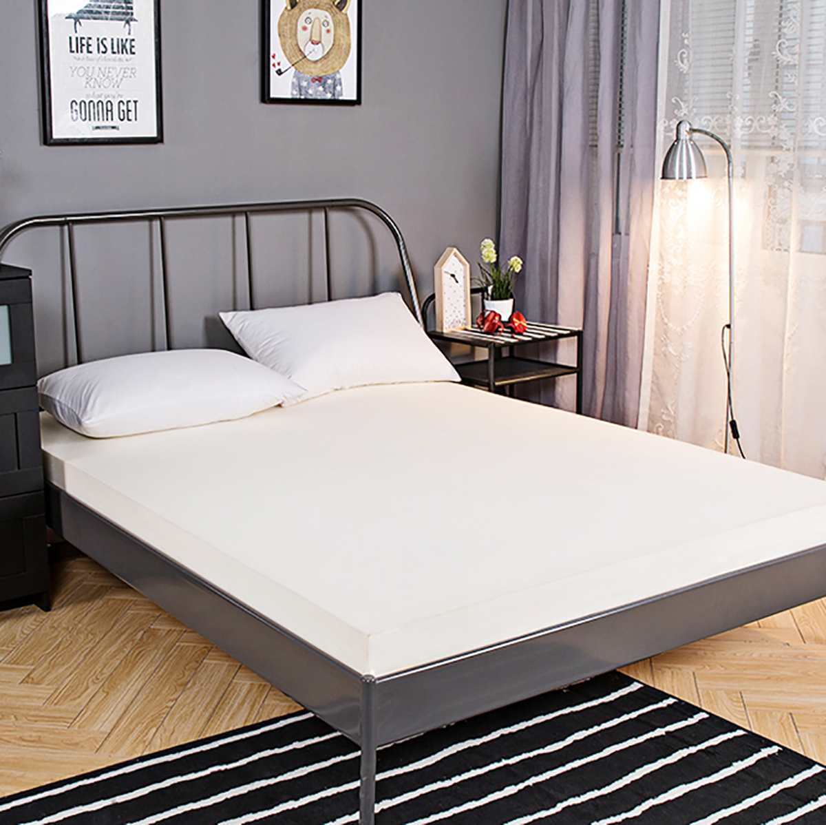 40 x 40cm hög densitet sittdyna skumgummi ersättning polyuretan klädsel dyna pad vit fast skum ark kuddar dynor