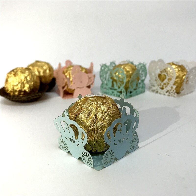 50pcs Cinderella Chocolate Truffle Paper Cups Dess... – Grandado