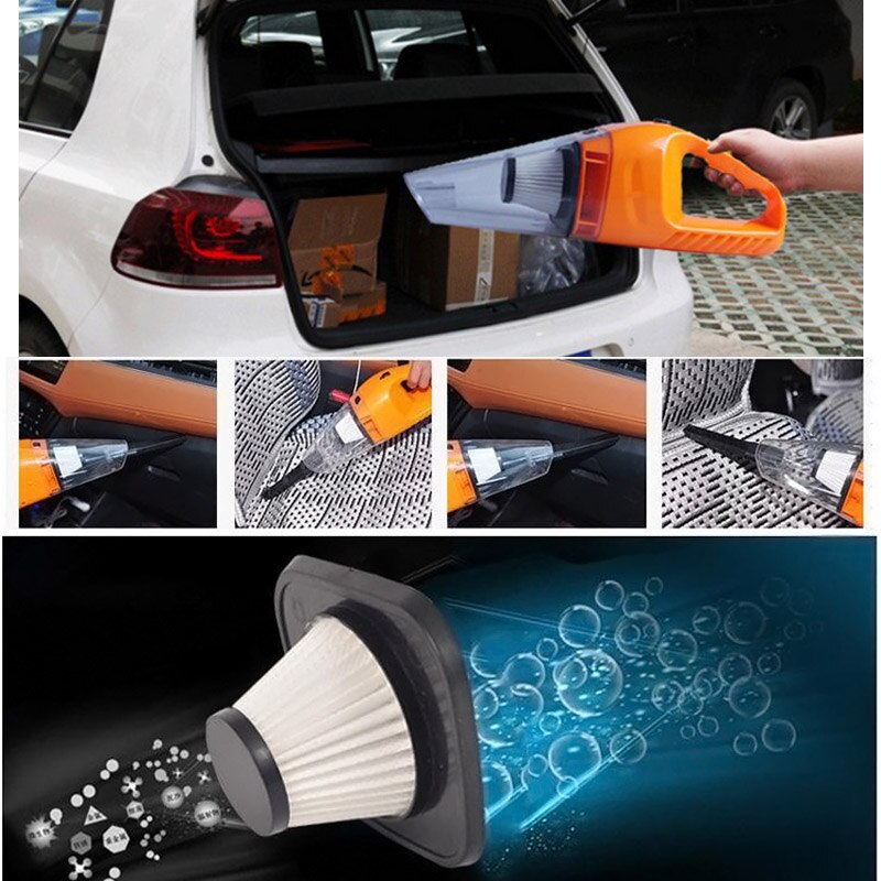 Aspiradora portátil para coche de 120W y 12V, aspiradora portátil para coche de doble uso, aspiradora portátil para coche, de Rusia