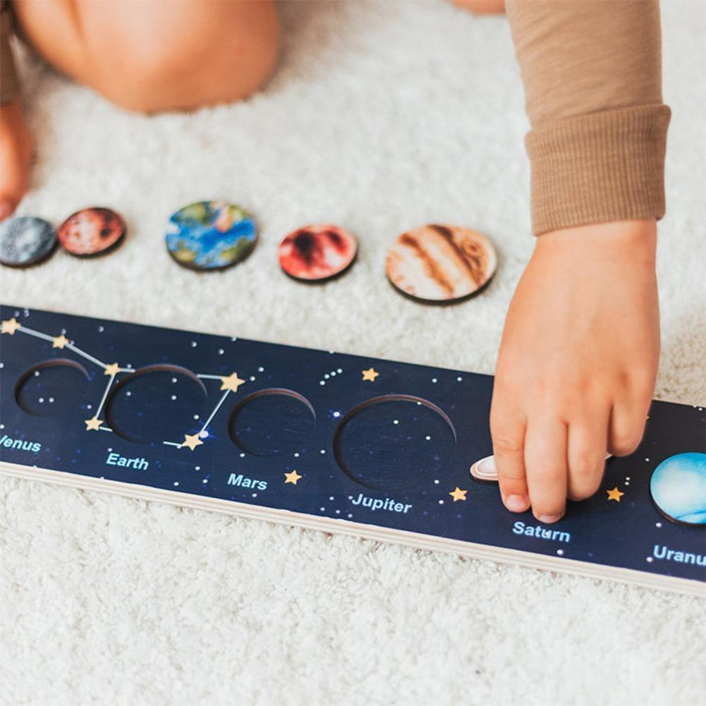 Voor Kids Zonnestelsel Speelgoed 3d Puzzel Ruimte Sterren Planeten Wetenschap Puzzel Educatief Iq Upgrade F8l2