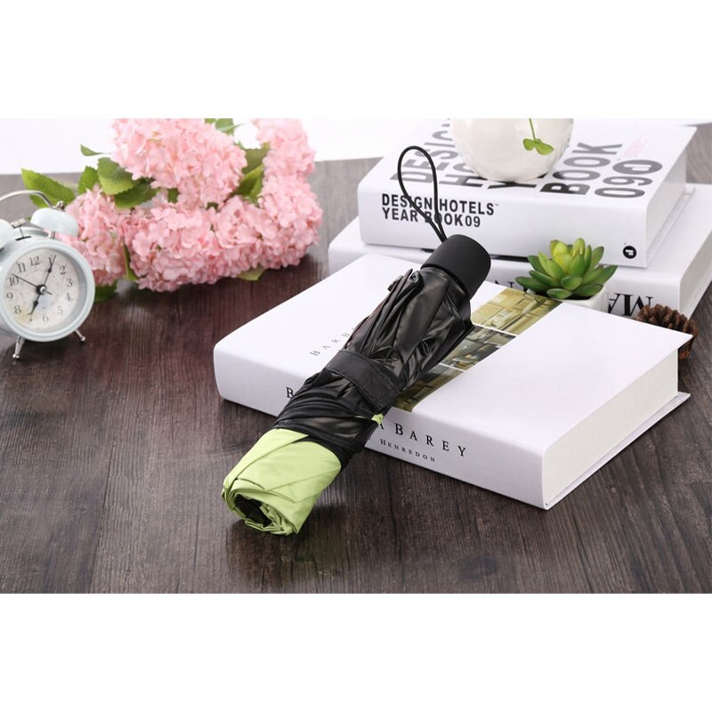 Magic Umbrella Water Flowers Umbrella Vinyl Anti-UV Three Fold Umbrella Princess Umbrella Ladies Sun Umbrella