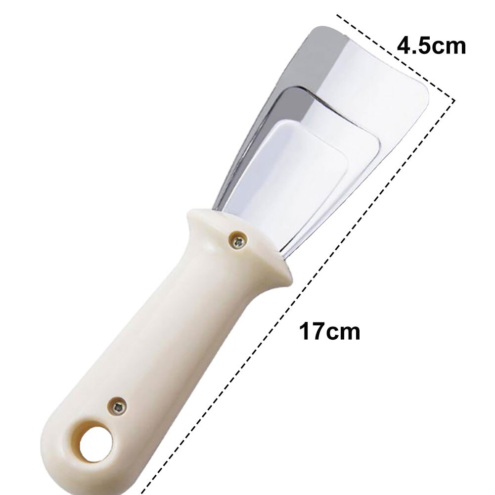 Raspador de hielo para nevera, pala de hielo, raspadores de hielo de acero inoxidable