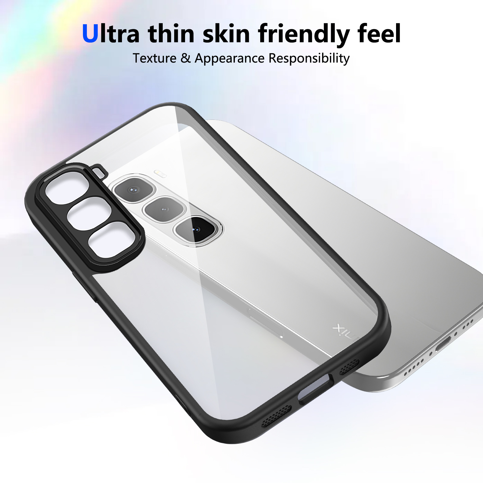 For Infinix 60 Case On Infinix 60i Cover Infinix 60 Phone Case Armor Shockproof Matte Acrylic Clear Hard Cover