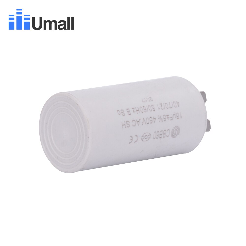 CBB60 450V 16uF running motor start capacitor for electric washing machine air conditioners four 4 pins