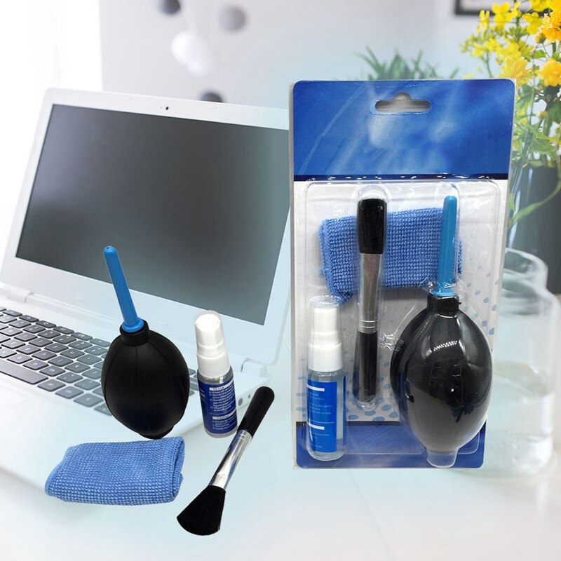 4 in 1 Magical Laptop Computer Camera LCD LED Monitor TV Cleaner Plasma Screen Cleaning Cloth Brush Kits For Macbook Pro Screen