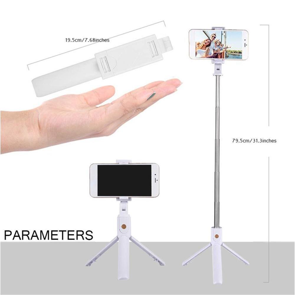 Universal Selfie Tripod Wireless Selfie Stick Remote Control Mobile Phone Real-Time Shooting Stand for Photography and Video