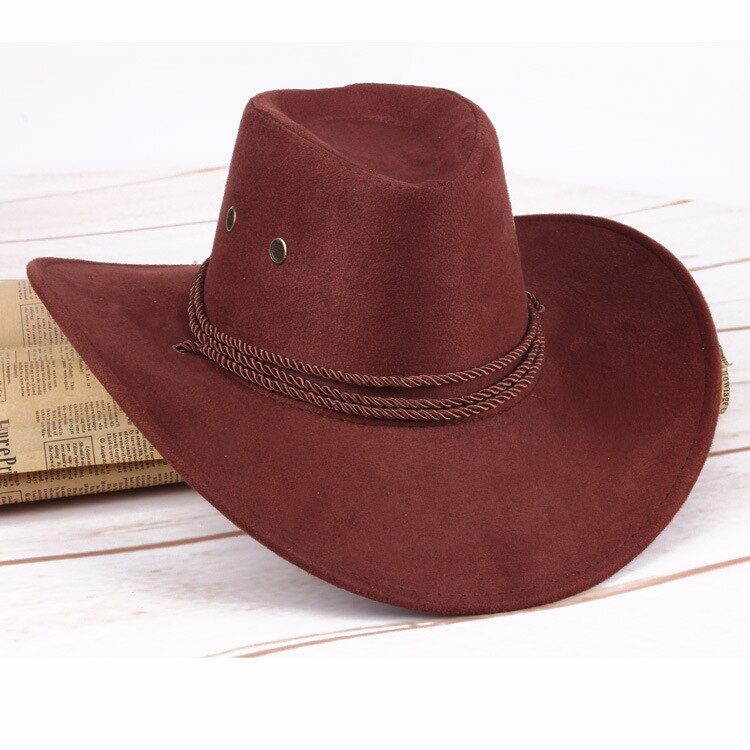 Unisex western cowboy hat turist hat hat western hat gorras 8 farver  aw7229: 5