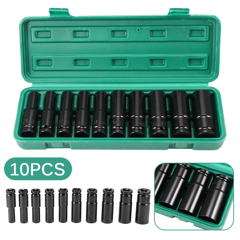 Deep Impact Socket Set Electric Wrench Wind Gun Hexagonal Sleeve Extension Screwdriver Pneumatic Wrench For