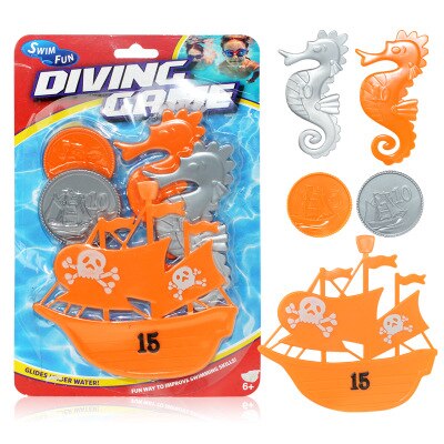 Jouets aquatiques d'été pour enfants, fusée Torpedo, anneau de plongée, bouées, accessoires de piscine, bâtons de plongée sous-marine: 6