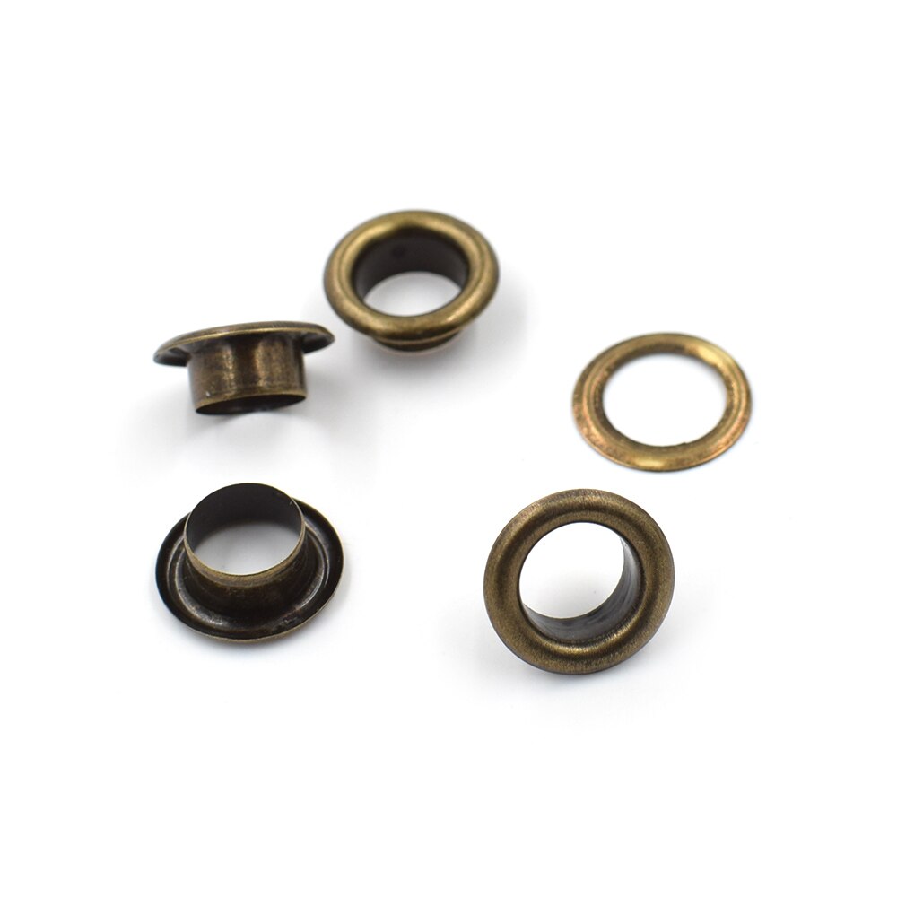 (100 pieces/lot) 8mm eyelets..An inner diameter . Metal pores. Hollow rivets. Shoebox pores. Wearing rope hole.Gas buttons.