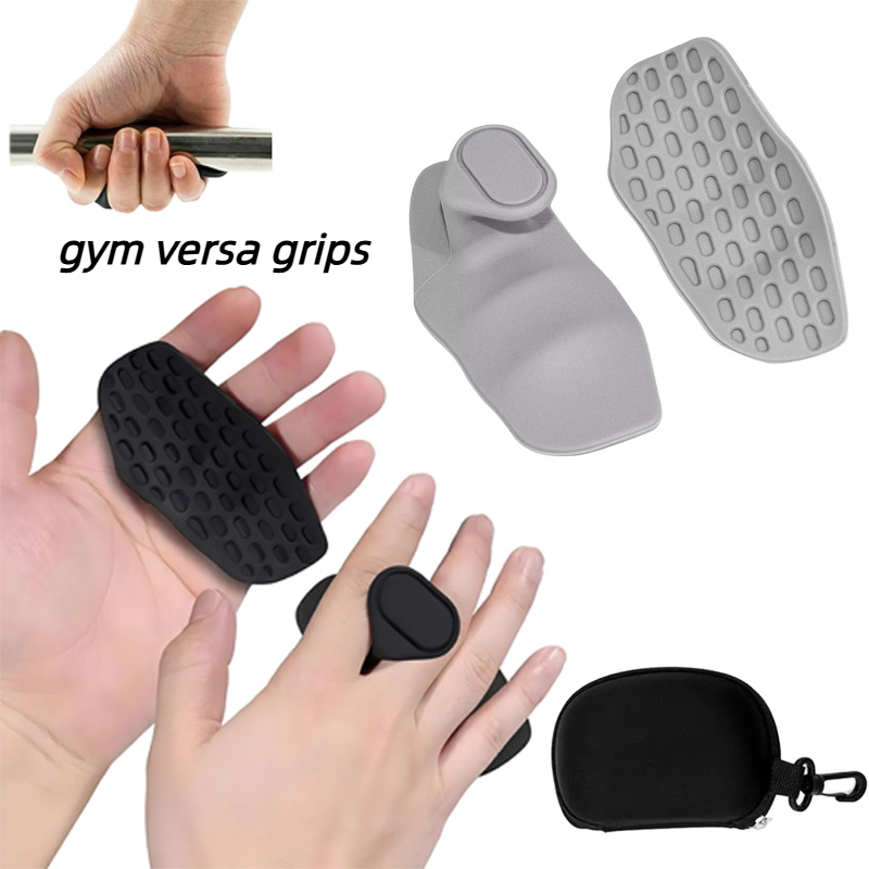 Empuñaduras de gimnasio, agarre antideslizante, guante de levantamiento de pesas, entrenador de dedos portátil, empuñaduras de entrenamiento cómodas para ejercicio de levantamiento de mancuernas