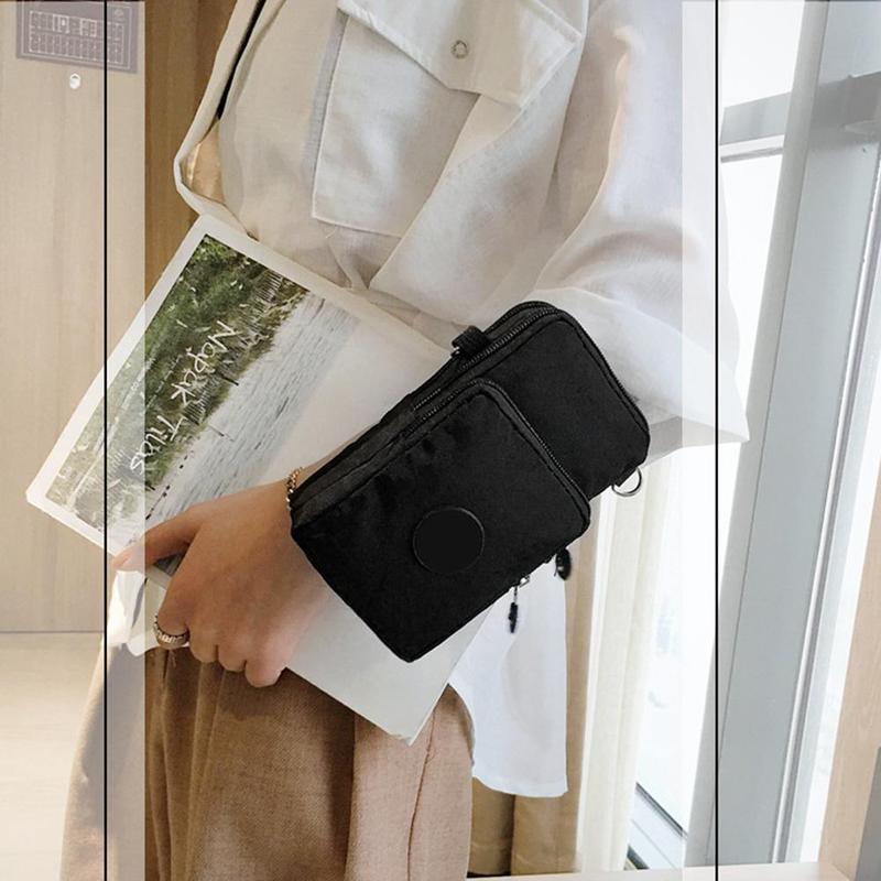 Women's Bag Korean Version of the Shoulder Bag Mobile Phone Bag Diagonal Across the Small Cloth Bag Sports Leisure Arm Bag