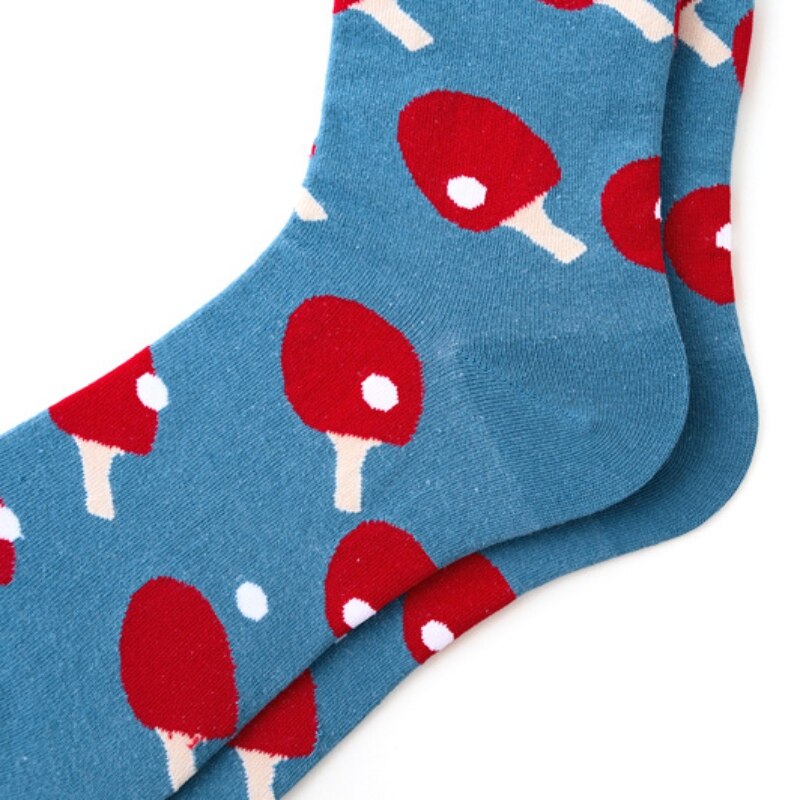 Kerstcadeau Kleurrijke Sokken Korte Grappige Katoenen Sokken Skate Harajuku Sokken Printing Warm Sok S