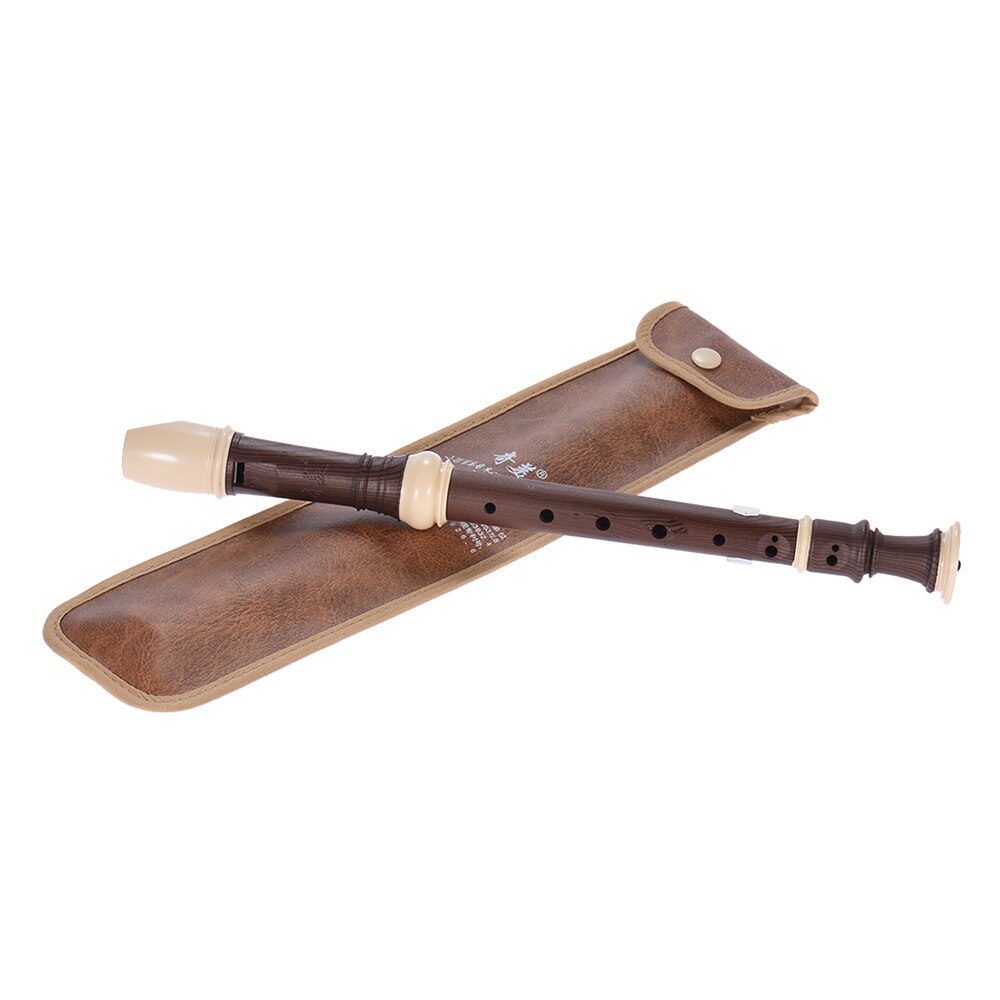 QM8A-5G Detachable Soprano Recorder German Style 8 Hole Key of C Wind Musical Instrument