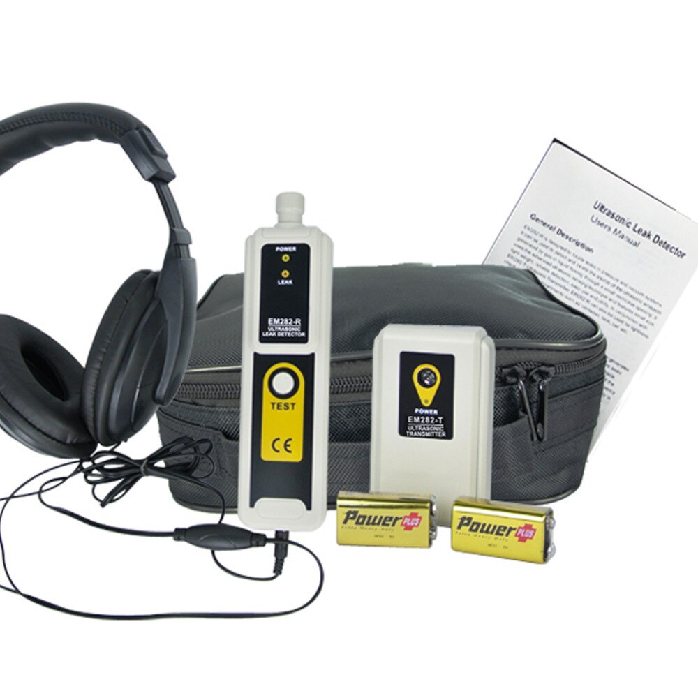 Détecteur de fuites à ultrasons et transmetteur de pression et de système de vide détecte les fuites de poussière d'air et d'eau indicateur LED