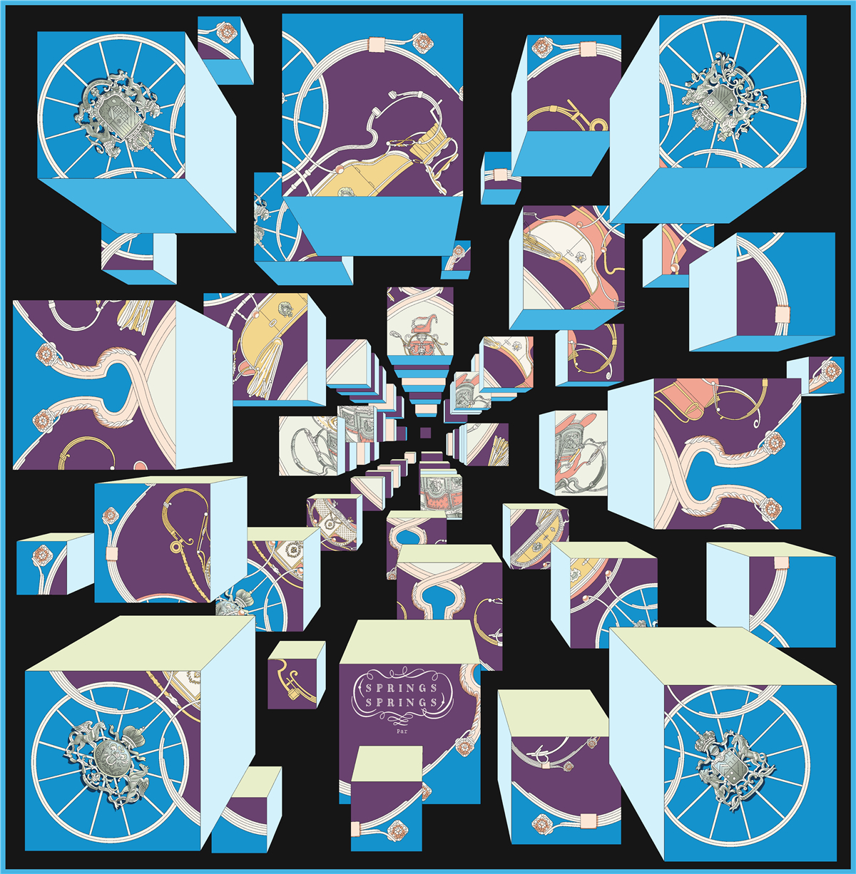 Foulard en soie sergé cheval Animal 90cm, châle à la , de luxe, carré, Hijab pour femmes, Bandana, Foulard, foulard de tête
