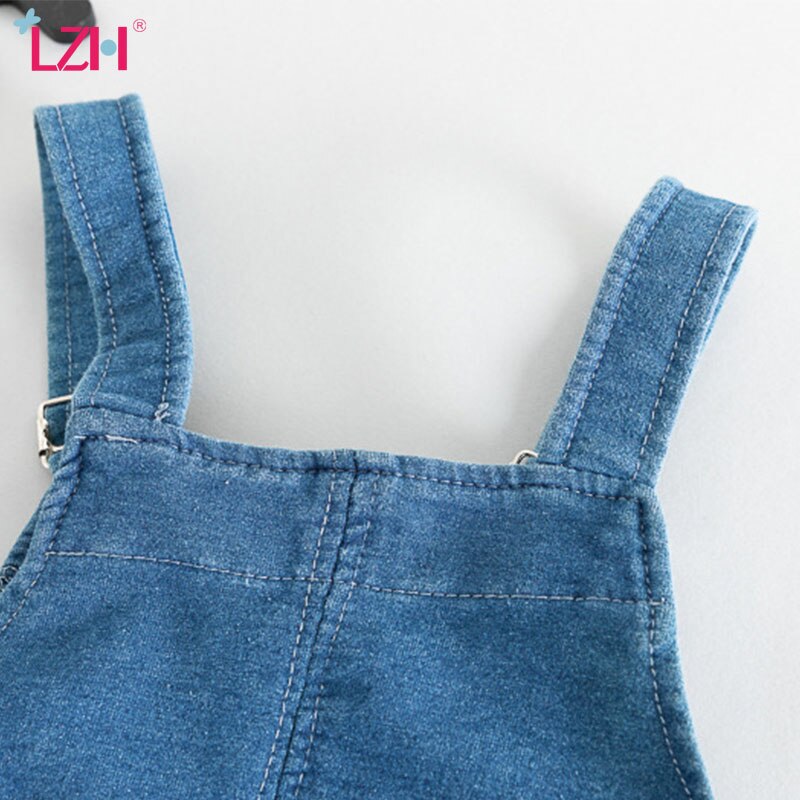 Lzh spädbarnskläder höst vinter baby pojkar kläder kostym för baby kostym randig t-shirt overall 2 st set nyfödd kläder