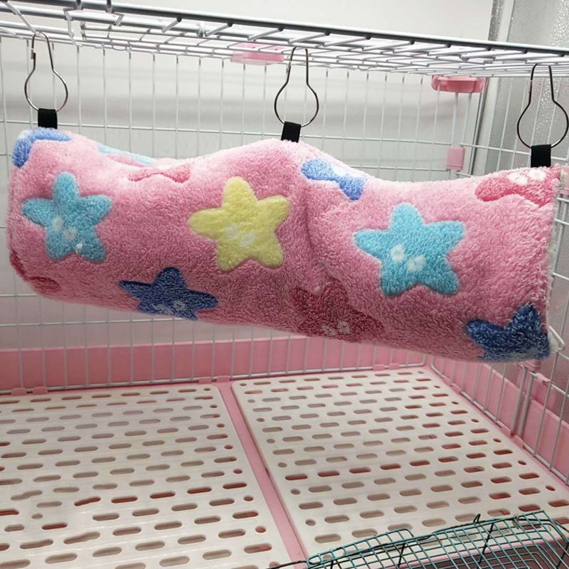 Multifunction Small Pet Tunnel Mini Animal Cage Hamster House Bed Playing Winter Warm Passage Small Pet Toy Guinea Pig Chipmunk