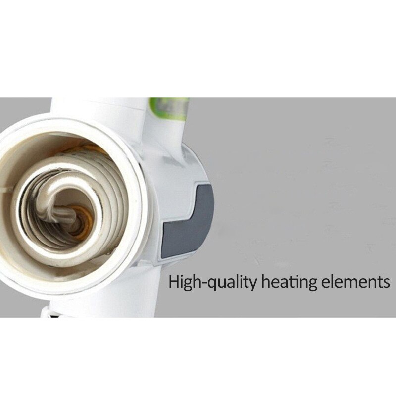 3000W Temperature Display Instant Water Tap Tankless Electric Faucet Kitchen Instant Faucet Water Heater Water Heating