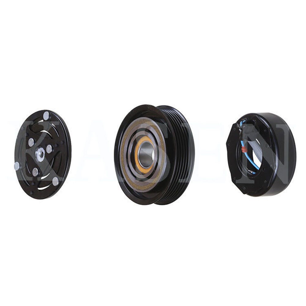 12V AC A/C Air Conditioning Auto Compressor Electromagnetic Magnetic Clutch 6PK 125MM 30*52*20 For HONDA CRIDER