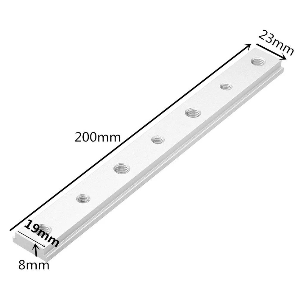 T-track Stop Sliding Brackets Aluminium Alloy Woodworking DIY Auxiliary Rod for T-slot Aluminum Extrusion Connection: D