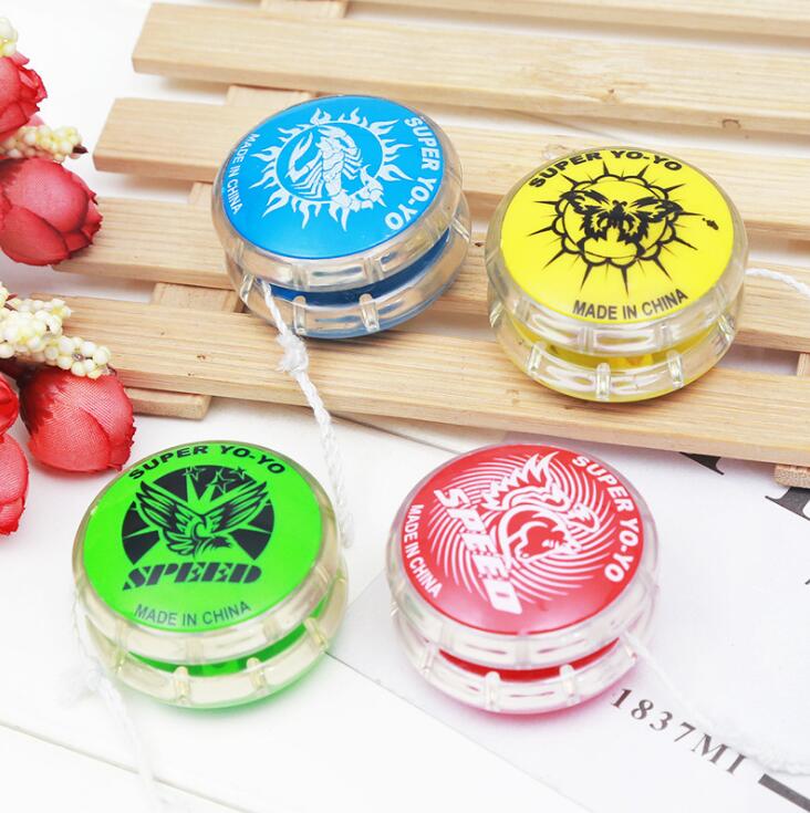LED Flashing Yoyo Classic Kids Toys Magic Yoyo Spin Aluminum Alloy Metal Yoyo Bearing with Spinning String ZXH