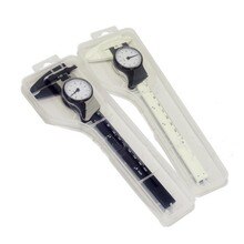 0-150mm Dial Vernier Caliper Plastic Measuring Gauge Internal External Step Depth Measurement Micrometer Gauging Hand Tool