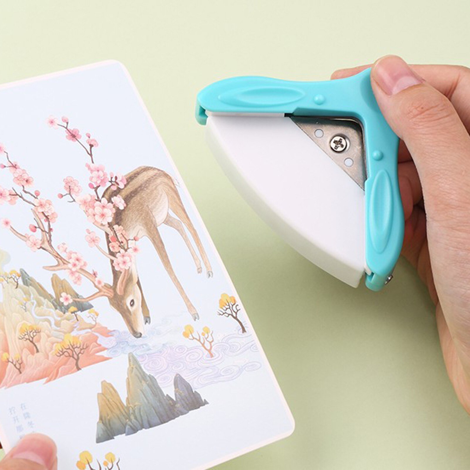 R5 oryginalne narożne frezy kątowe trymer kliper narzędzie fazowanie filet 5mm frez robić prace ręczne z papieru laminat dziurkacz robić rękodzieła karty