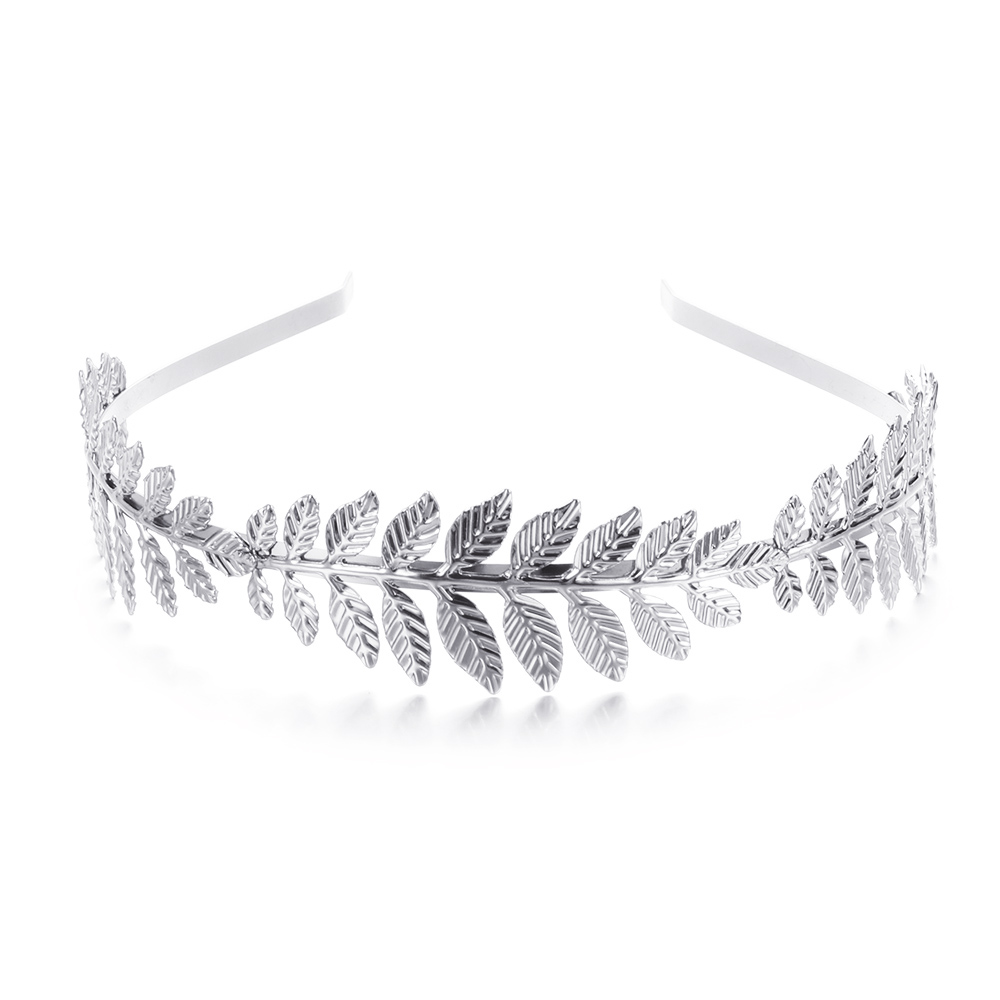 Serre-tête en forme de feuille dorée pour femme, accessoire de coiffure de mariée, diadème romain, couronne, bijoux: Camouflage désert