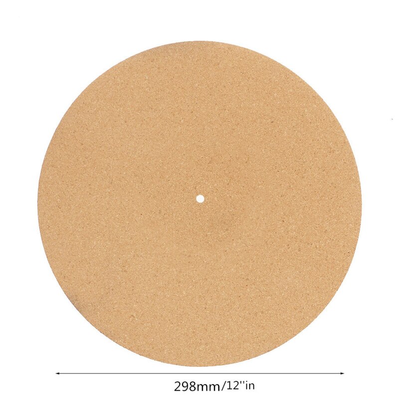 Kork Gummi Plattenspieler Teller matt Slipmat 3mm Filz Teller Anti-Statische Anti-Vibration Für 12 zoll LP Vinyl Rekord: 1A