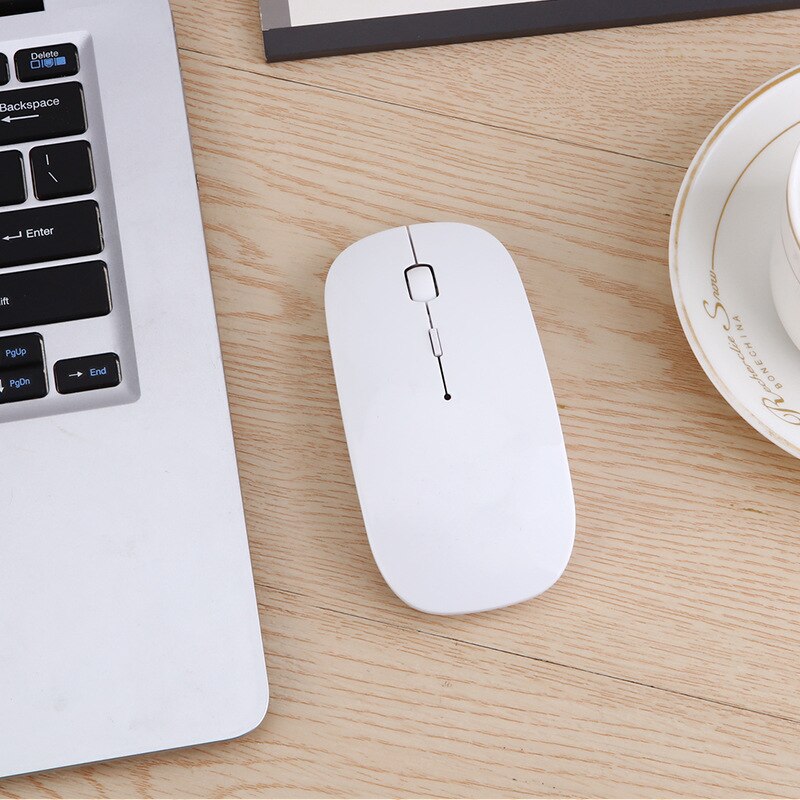 1600dpi dual-mode Bluetooth wireless mouse silent rechargeable Bluetooth mouse for Apple Lenovo laptop