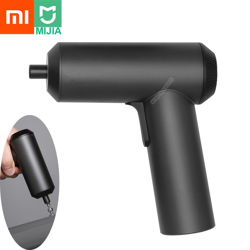 Xiaomi Mijia tournevis Rechargeable sans fil 3.6V 2000mAh Li-ion 5N.m tournevis électrique avec 12 pièces S2 embouts à vis pour la maison