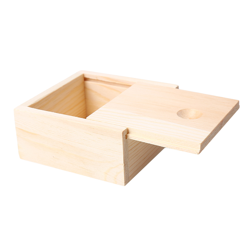 Caja de almacenamiento para dulces, caja de almacenamiento para joyas hecha a mano de Color Natural, caja de jabón, caja de empaquetado de madera con anillo de madera, caja organizadora para manualidades