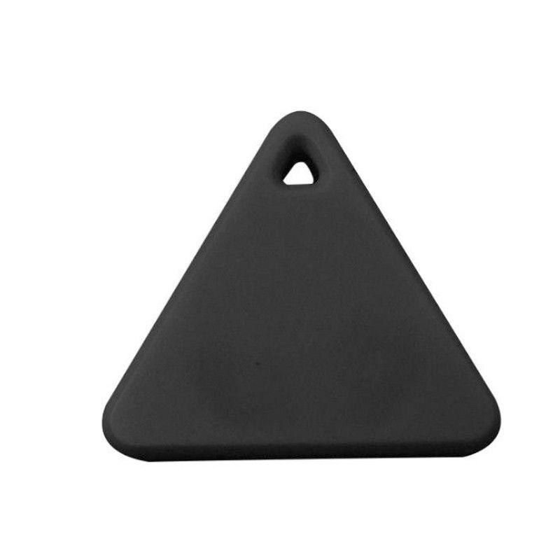 Tragbarer gps-mini-tag, intelligentes dreieck-tracker-gerät, bluetooth-fähig, schlüsselfinder, ortungsgerät mit anti-verlust-alarm für haustier und kind: Schwarz