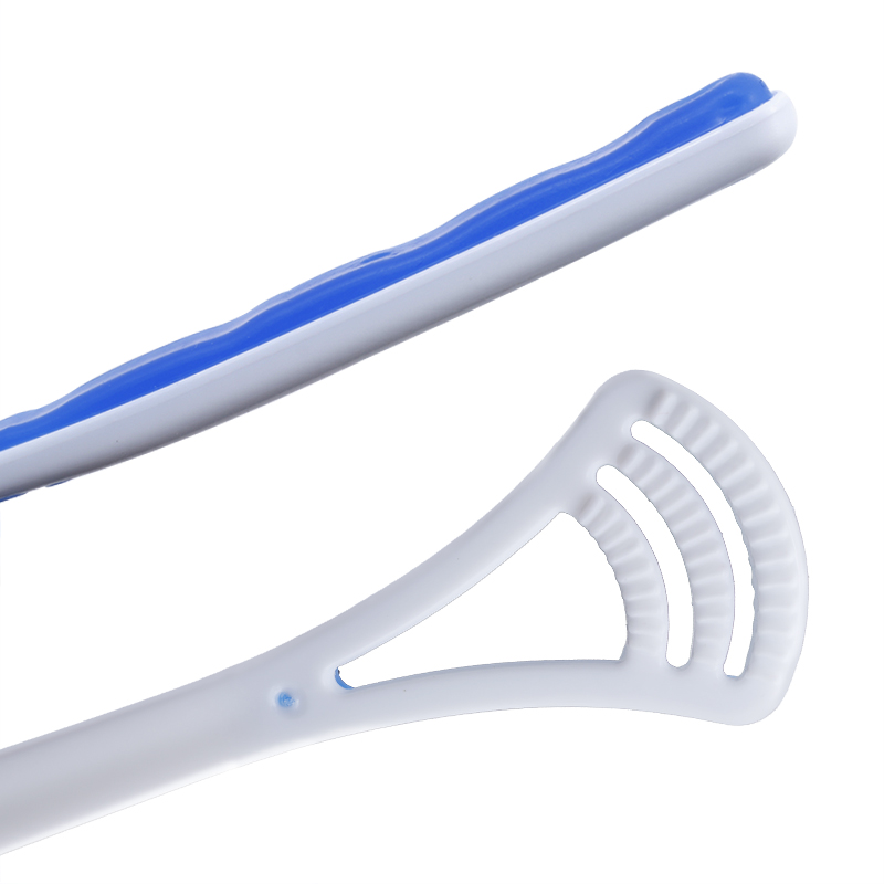 1 unids/pack de cepillo limpiador y rascador de lengua limpiador de lengua rascador de lengua para el Cuidado Oral higiene bucal mantener el aliento fresco