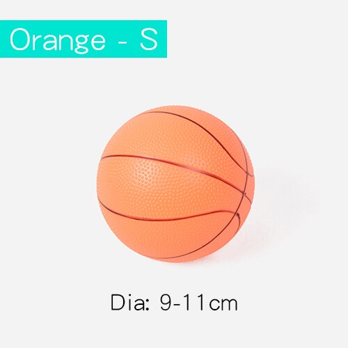 Ruizhi Per Bambini Gonfiabile In Pvc Palla Mini Basket Del Capretto di Calcio Polso Esercizio Palla di Gomma Pallone Da Spiaggia di Sport di Gioco Giocattoli RZ1043: 01orange S