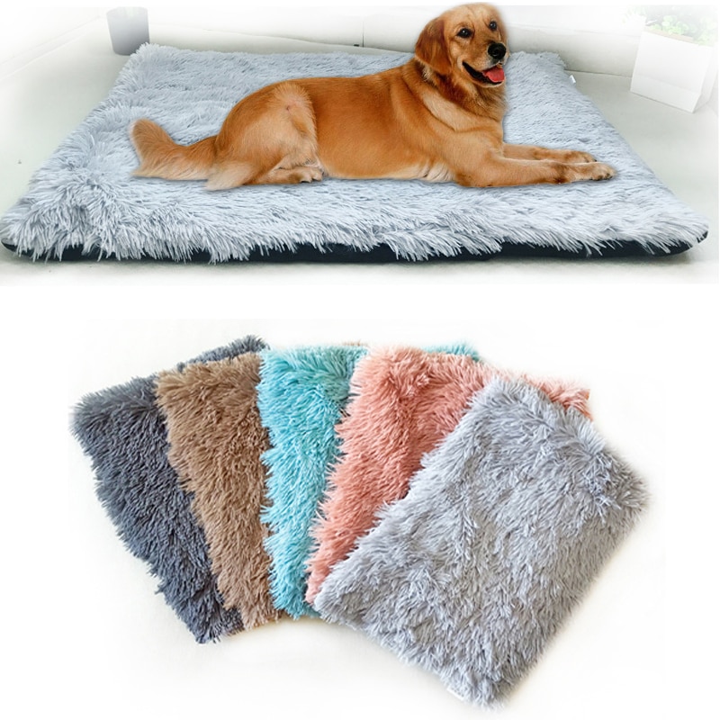 Warm Hond Kat Bed Mat Zachte Wasbare Fleece Huisdier Kussen Huis Warm Puppy Kat Slapen Bed Deken Voor Kleine Grote honden Katten Mat
