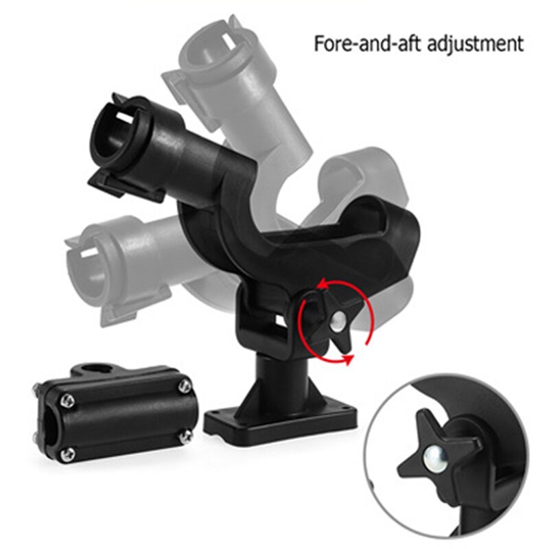 Fishing Rod Holders Rest Adjustable Removable 360 Degree Kayak Boat Support Tools Accessories Pole Bracket