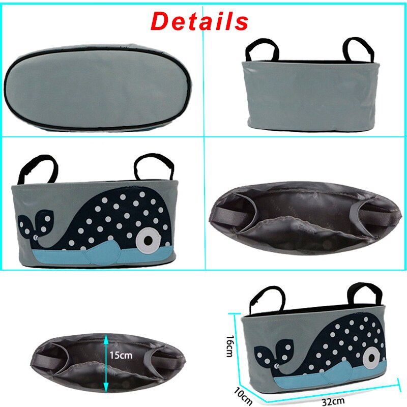 Baby Stroller Organizer Bag for Baby Carriage Bag Baby Pushchair Stroller Bag for Pram Organizer Travel Bags Kids Stroller Bag