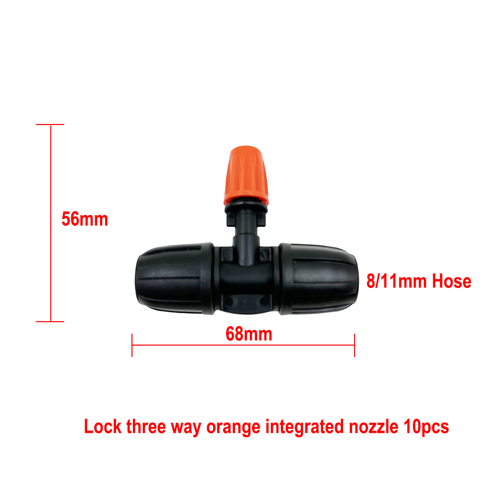 Agricultural Irrigation Micro Nozzle Garden Irrigation Automatic Watering Device Cooling And Dust Removal Irrigation Nozzle: PURPLE