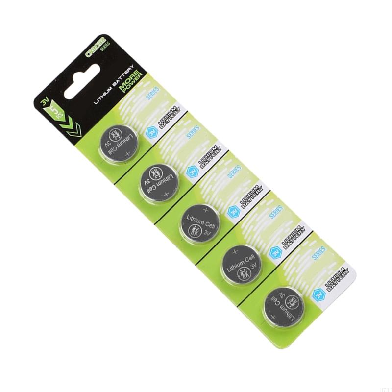 H7BE 10/5pieces CR2032 3V -Tastenzellbatterien letzte Stromquellen CR2032 -Batterien für Fernbedienungen und Geräte