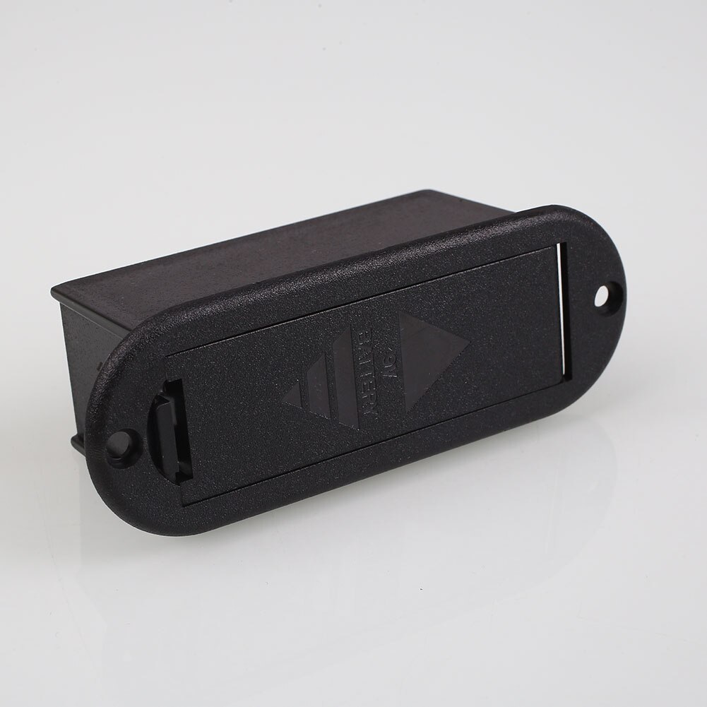 Battery Compartment 9v Battery Box Active Active Pickup Battery Case Guitar Bass Battery Cover Box Battery Holder 9Volt for