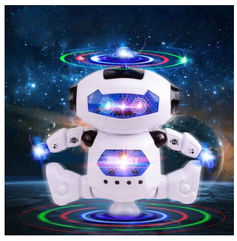 Robot Elettronico Lopen Ballando Cantando Robot Con Musicale E Luci Lampeggianti Colorate Corpo Spinning Robot Giocattolo Rega